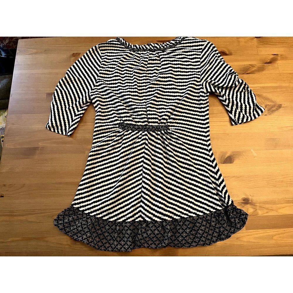 Anthropologie Striped Peplum Blouse - Picture 12 of 14